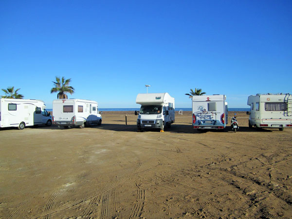 Las Marinas (Denia) en Autocaravana