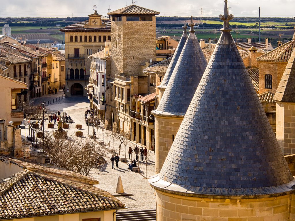 Plaza del Ayuntamiento en Olite